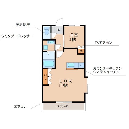 メゾンドひまわりの物件間取画像